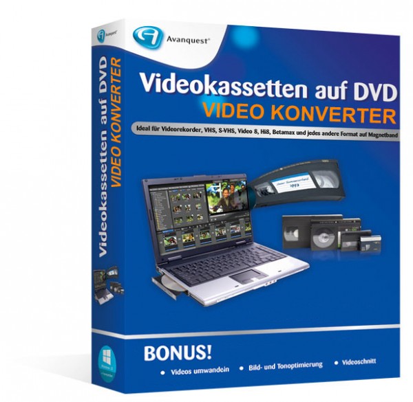 Videokassetten auf DVD – Video Konverter Software