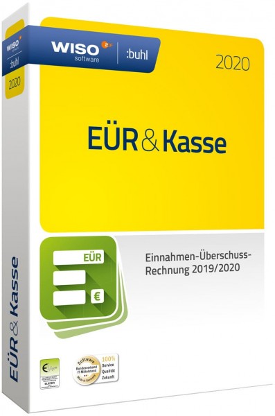 WISO EÜR & Kasse 2020, für die Geschäftsjahre 2019/2020, Win, Box