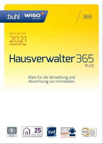 WISO Hausverwalter 365 Plus (Version 2021)