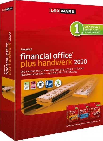 Lexware Financial Office Plus Handwerk 2020, 365 Tage Laufzeit, Download