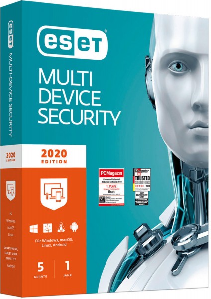 ESET Multi-Device Security 2022, 5 Geräte, 1 Jahr