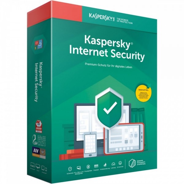Kaspersky Internet Security 2022, 3 Geräte, 2 Jahre, Vollversion