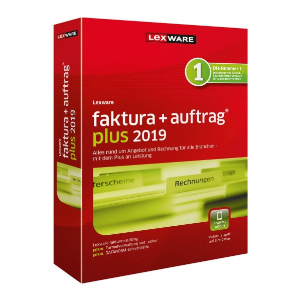 Lexware Faktura+Auftrag Plus 2019, 365 Tage Laufzeit, [Download]
