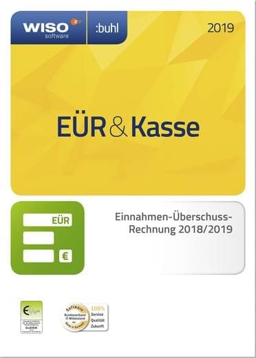 WISO EÜR & Kasse 2019, für die Geschäftsjahre 2018/2019, Win, Download