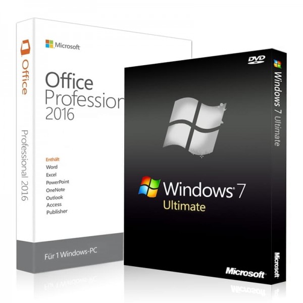 Windows 7 Ultimate & Office 2016 Professional