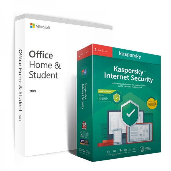 Kaspersky Internet Security + Office 2019 Home & Student