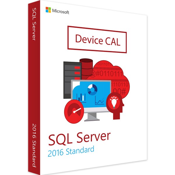 Microsoft SQL Server Standard 2016 - 1 Device CAL