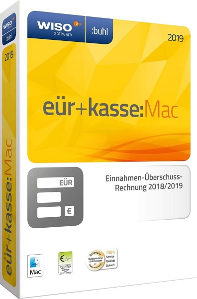 WISO EÜR + Kasse:MAC 2019, für die Geschäftsjahre 2018/2019, Download