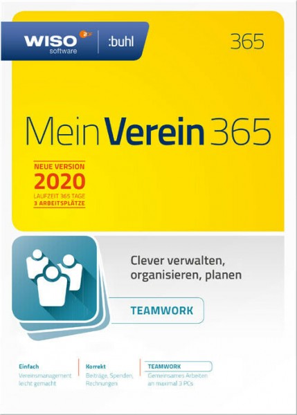 WISO Mein Verein 365 Teamwork, Box