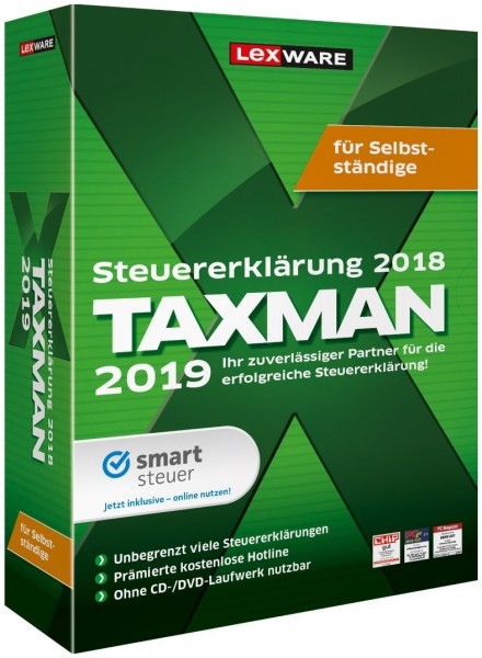 Lexware Taxman 2019 für Selbstständige