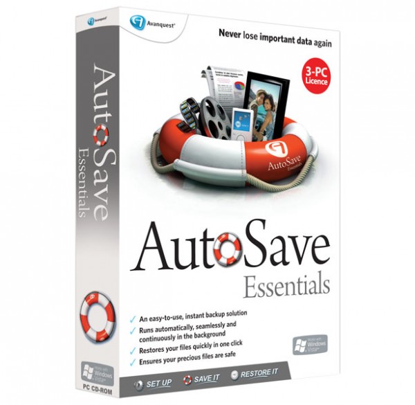 Avanquest Autosave Essentials, Win