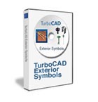TurboCAD 3D Exterior Symbols Pack, English