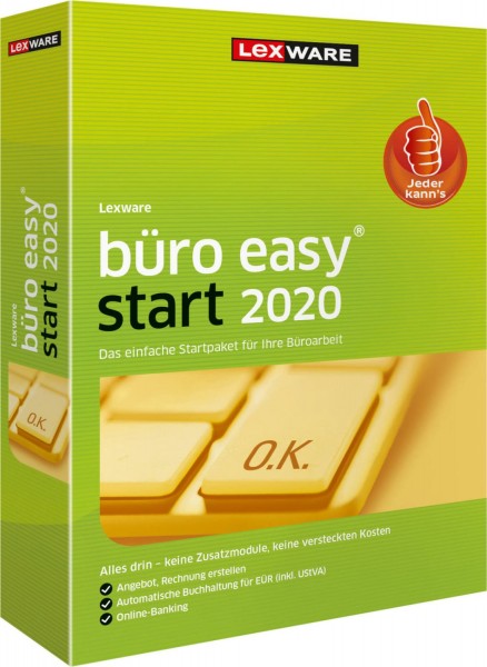 Lexware büro easy start 2020, 365 Tage Laufzeit [Download]